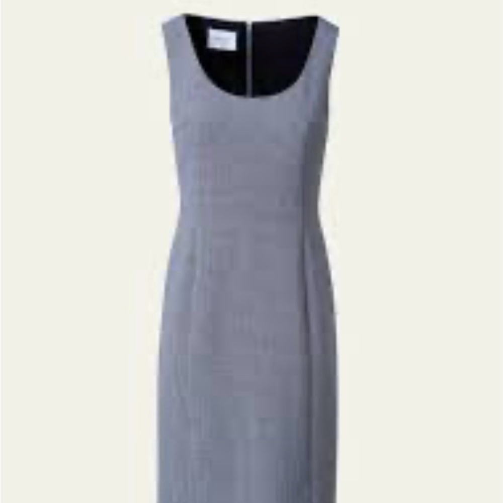 Akris Punto Micro Houndstooth Sheath Dress